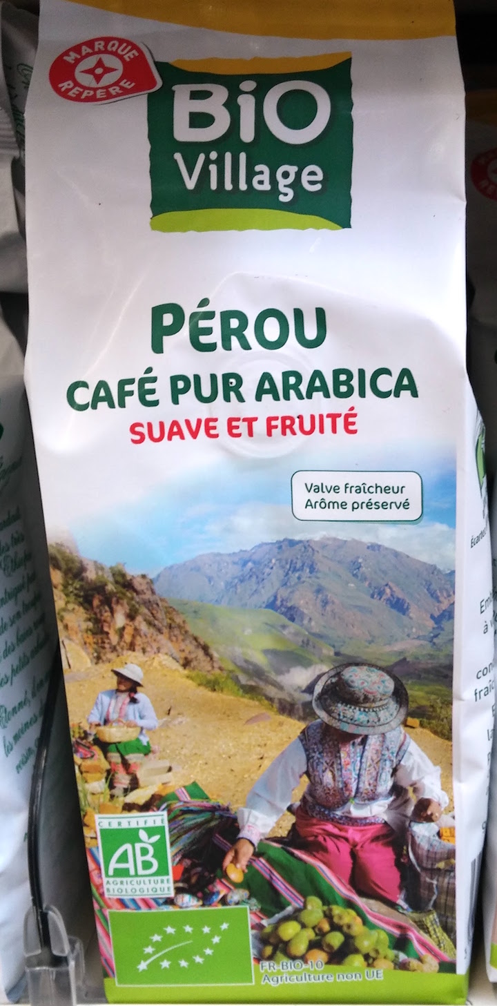 Café bio en grains (Pérou), par Bio Village